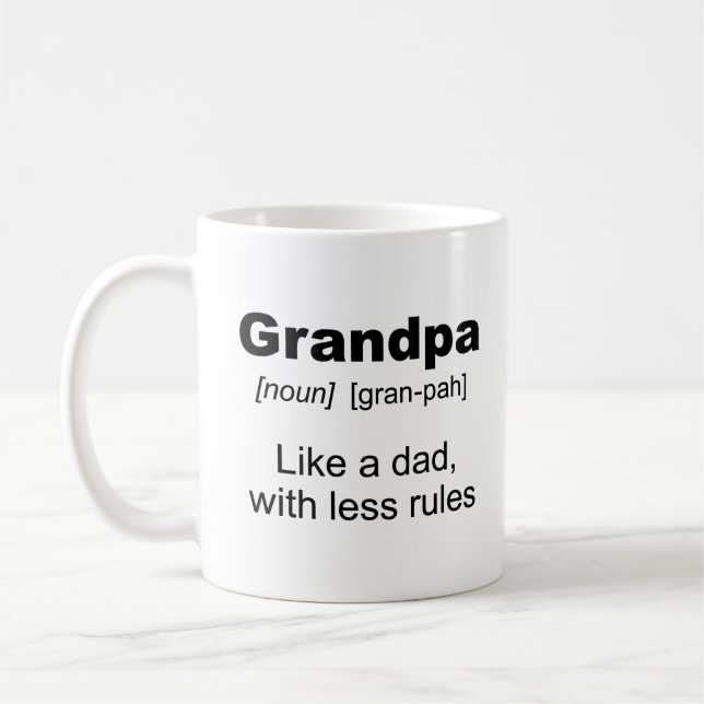 Men inte så mycket som mormor! kaffemugg (Vänster)