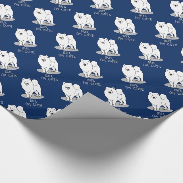 Men jag är Cute Samoyed Hund Funny Sammie Presentpapper (Hörn)