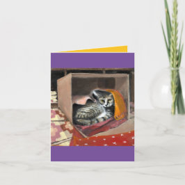 Men jag behöver den här lådan! Jul Kattunge Macavi Helgkort