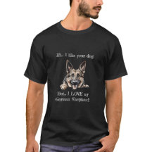 Men jag KÄRLEK min tyska shepherd Shirt