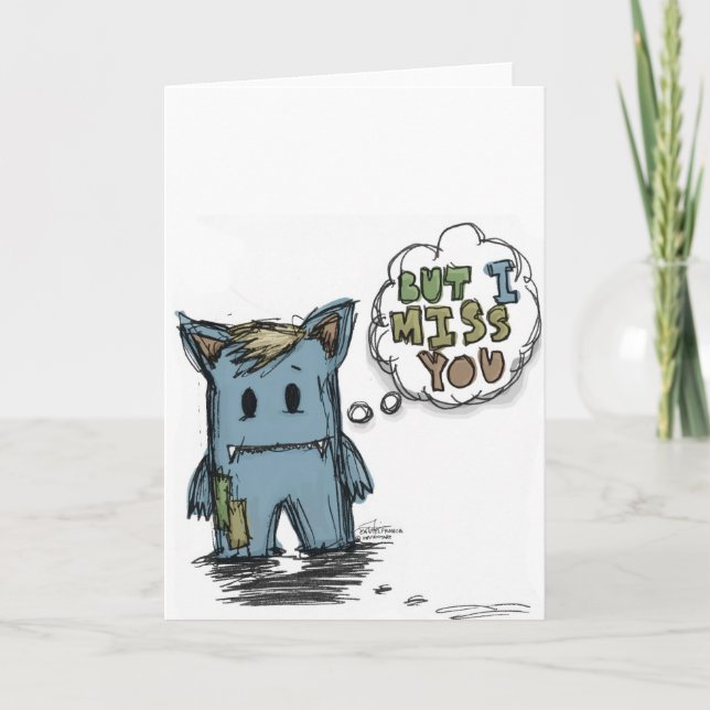 Men jag missa dig kort (Framsida)