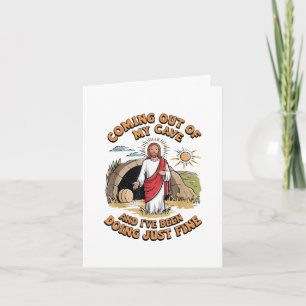 Men Jesus Kommer Ut Ur Min Grotta Helgkort