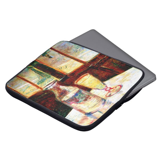 Men Life Absinthe Van Gogh Fine Art Laptop Sleeve (Framsida topp)