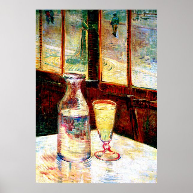 Men Life Absinthe Van Gogh Fine Art Poster (Framsidan)