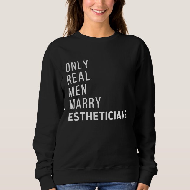 Men Marry Estheticians Licensed Esthetician Skin C T Shirt (Framsida)