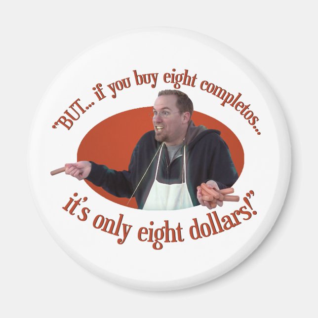 "MEN.. om du köper 8 CompleteOS..." Magnet (Framsidan)