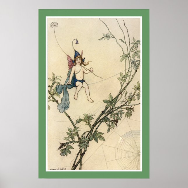 Men Puck satt på en Spindeltråd Poster (Framsidan)