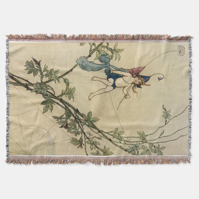 Men pucken placerades på en spindel tråd mysfilt (Framsidan)