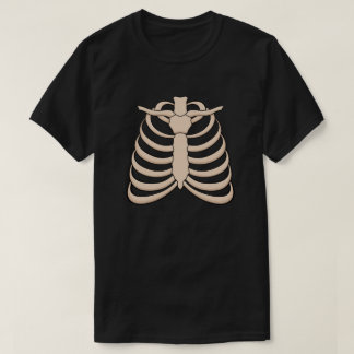 Men’s Cartoon Ribcage Halloween T-Shirt