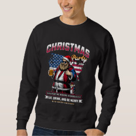 Men’s Christmas Santa Sweatshirt | Holiday Fun