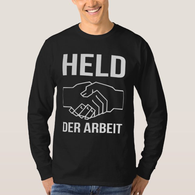 Men s Hero Der Arbeit DDR East Saxony Ossi T Shirt (Framsida)
