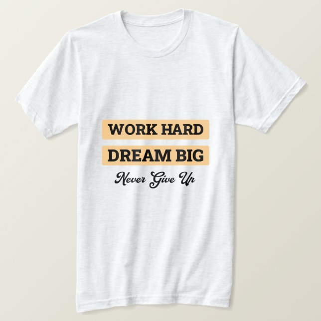 Men’s Motivational Quote T-Shirts, Hoodies & Long  T Shirt (Design framsida)
