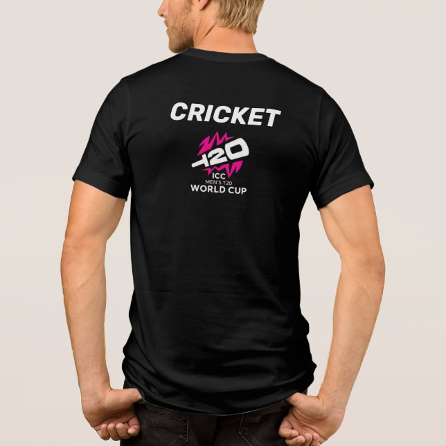 Men’s T20 IPL Cricket Logo T-Shirt (Baksida)