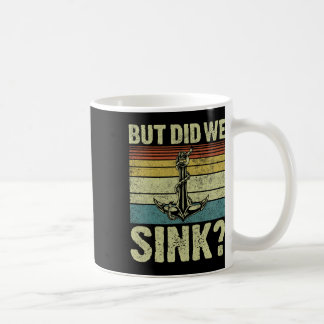 Men sänkte vi pontonkapten Rolig Pontonbåt Kaffemugg