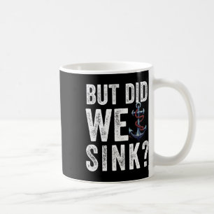 Men sjönk vi båten Skeppskapten Pontonbåtsägare Kaffemugg