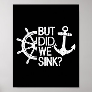 Men sjönk vi_ Kapten segelbåt seglar  Poster