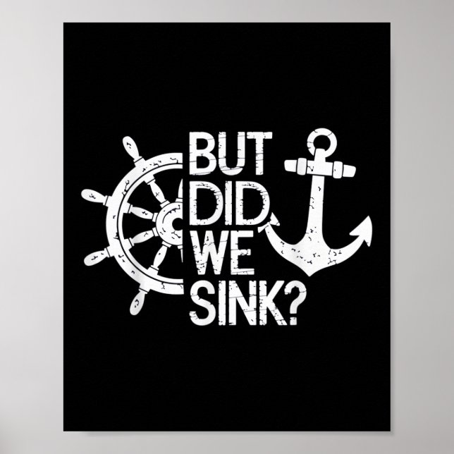 Men sjönk vi_ Kapten segelbåt seglar  Poster (Framsidan)