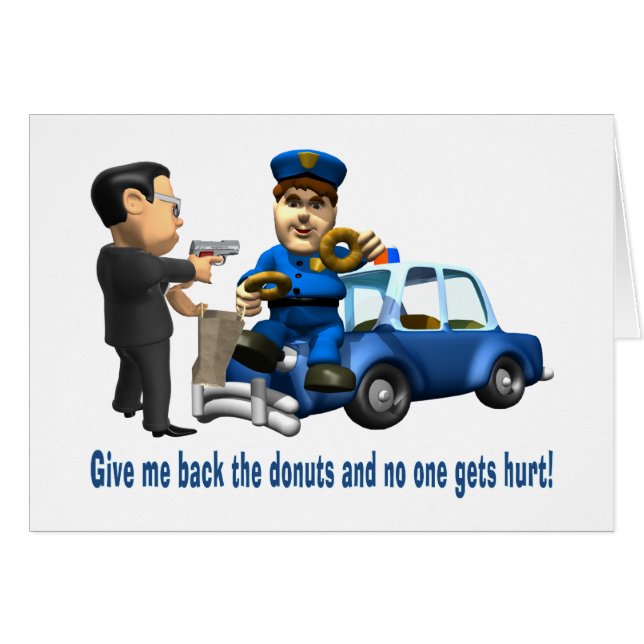 Men snutkärlekDonuts Hälsningskort (Framsidan Horizontal)