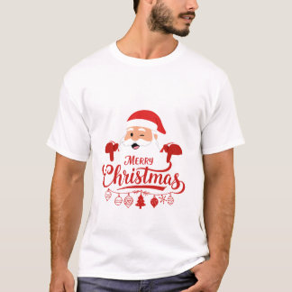 Men t shirt Christmas Santa Typography Design