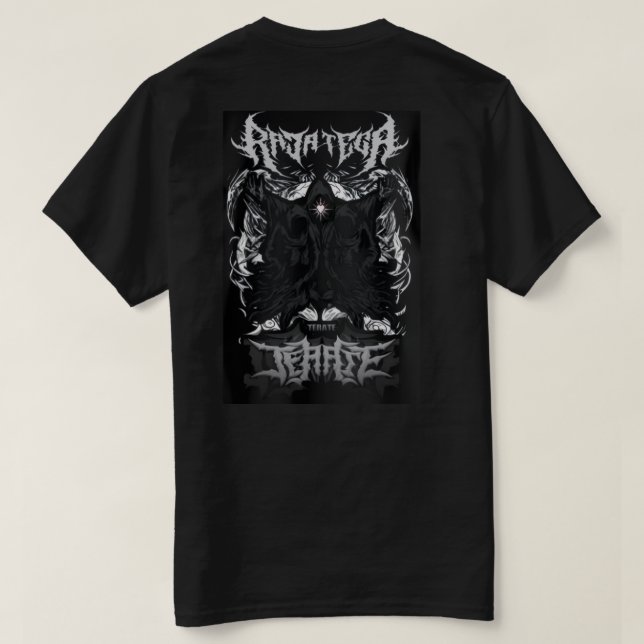 men t-shirt with design (Design baksida)