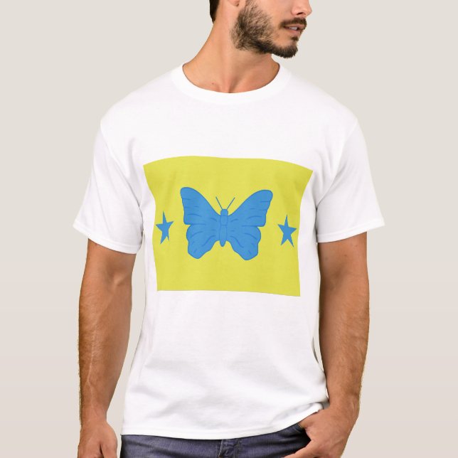 Men T Shirt with Flag of Bady Bassitt, Brazil (Framsida)