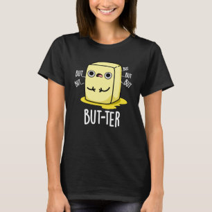 Men-ter Funny Butter Pun Mörk BG T Shirt