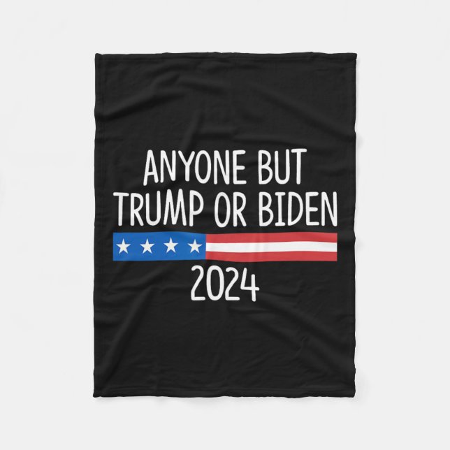 Men Trump eller Biden 2024 - Fleecefilt (Framsidan)