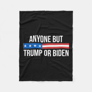 Men trump eller biden - fleecefilt