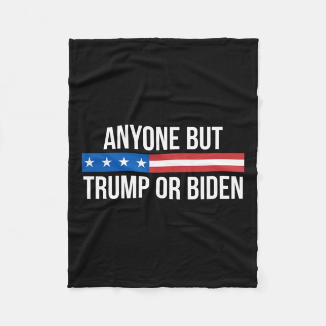Men trump eller biden - fleecefilt (Framsidan)