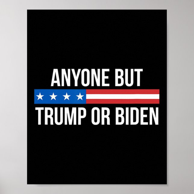 Men trump eller biden - poster (Framsidan)
