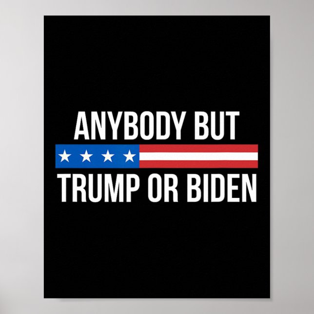 Men trump eller biden - poster (Framsidan)