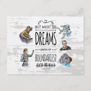 Men vad vet Dreams om Boundaries Earhart? Vykort
