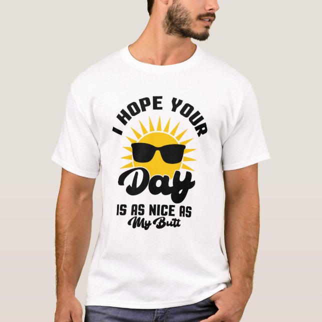 Men välsignelser: Hoppas på din dagsljus T Shirt (Framsida)