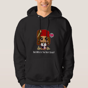 Men varför är rommen borta? sweatshirt med luva