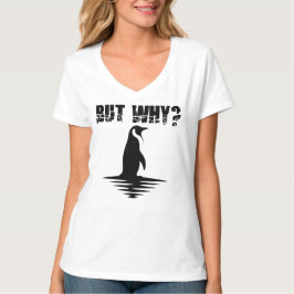 Men Varför Pingvin, Pingvin Går Grafik T Shirt