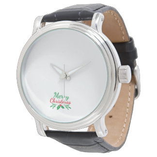 Men watch with Christmas design Armbandsur