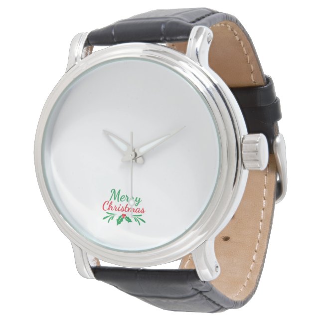 Men watch with Christmas design  Armbandsur (Vinklad)