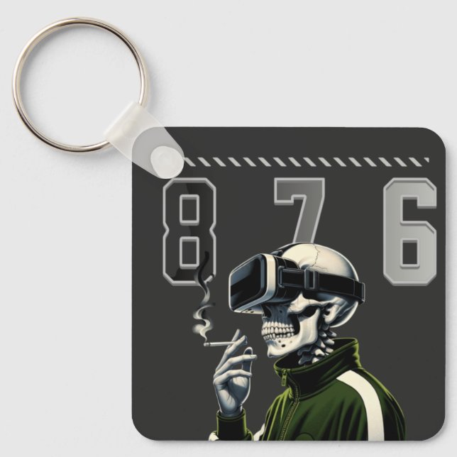 Men/Women 876 LESSONS LEARN Keychain Nyckelring (Framsida)