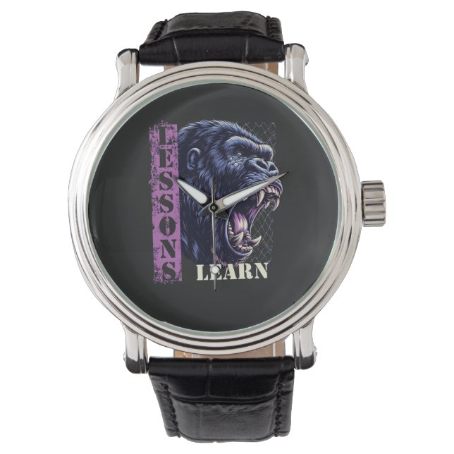 Men/Women Angry Gorilla eWatch Watch Armbandsur (Framsida)