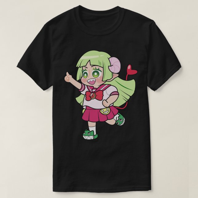 Men Women Mairimashita Iruma-Kun Valac Clara Chibi T Shirt (Design framsida)