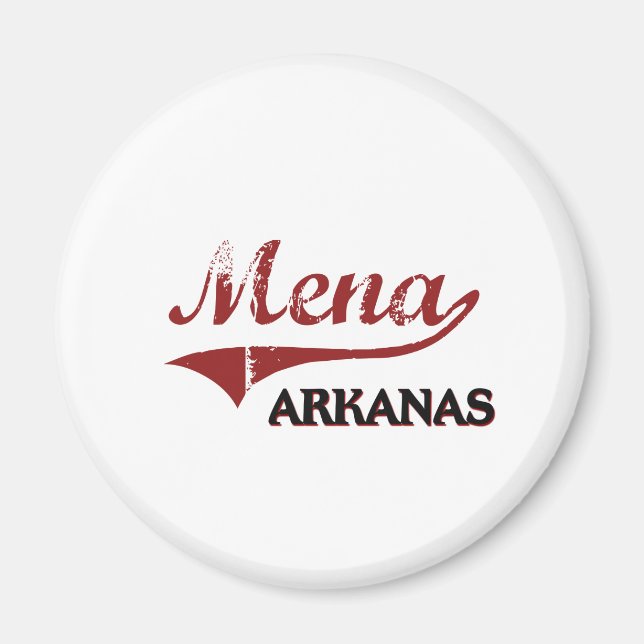Mena Arkansas City Classic Magnet (Framsidan)
