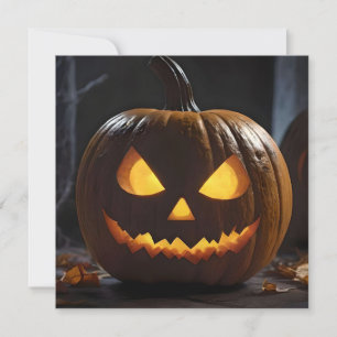 Menacing Halloween Pumpkin Spara Datumet
