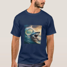 Menacing Shark Manar-Shirts T Shirt