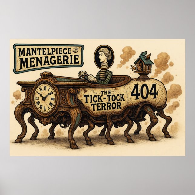 Menagerie (Tick-Tock-felet) Poster (Framsidan)