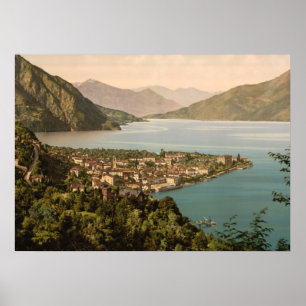 Menaggio III, Sjö Como, Lombardiet, Italien Poster