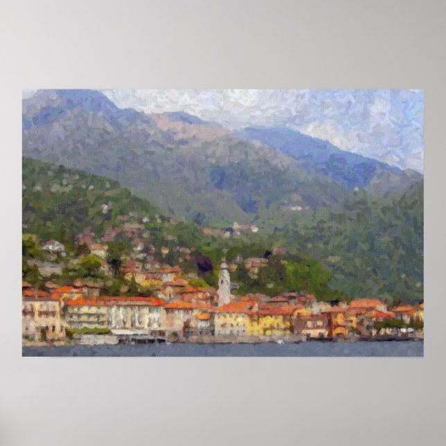 Menaggio, Lake Como Affisch (Framsidan)