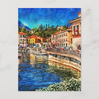 Menaggio på Como Sjö, Italien Vykort