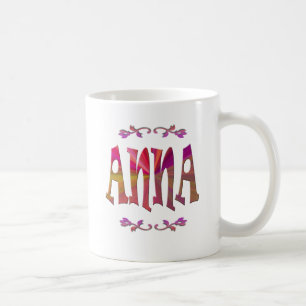 Menande av den ANNA muggen Kaffemugg