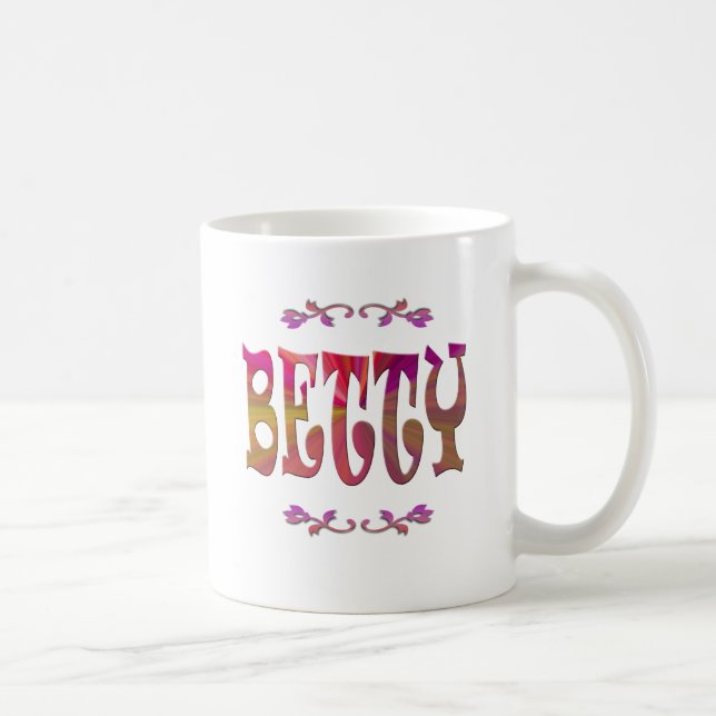 Menande av den Betty muggen Kaffemugg (Höger)