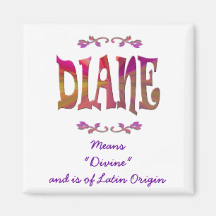 Menande av den Diane magneten Magnet